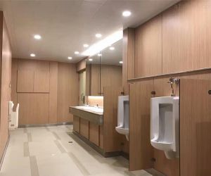 Thi công vách ngăn vệ sinh tại tòa nhà PMM