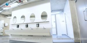 Dự án thi công vách ngăn vệ sinh Shophouse LandPay